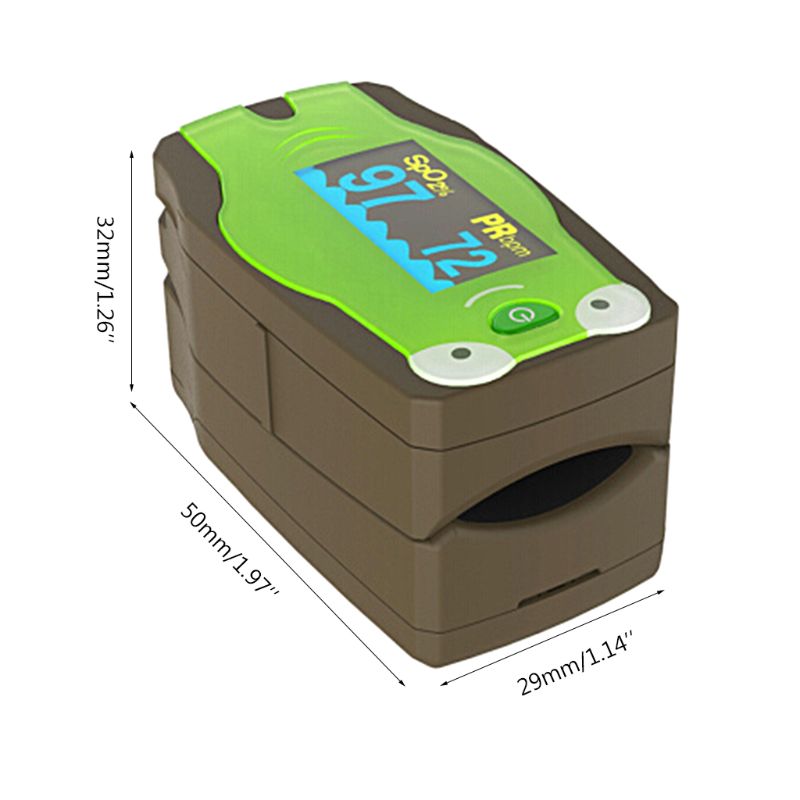 Infant & Children Oximeter Fingertip Pulse Oximeters for Baby & Kids Blood Oxygen Saturation and Heart Rate Monitoring