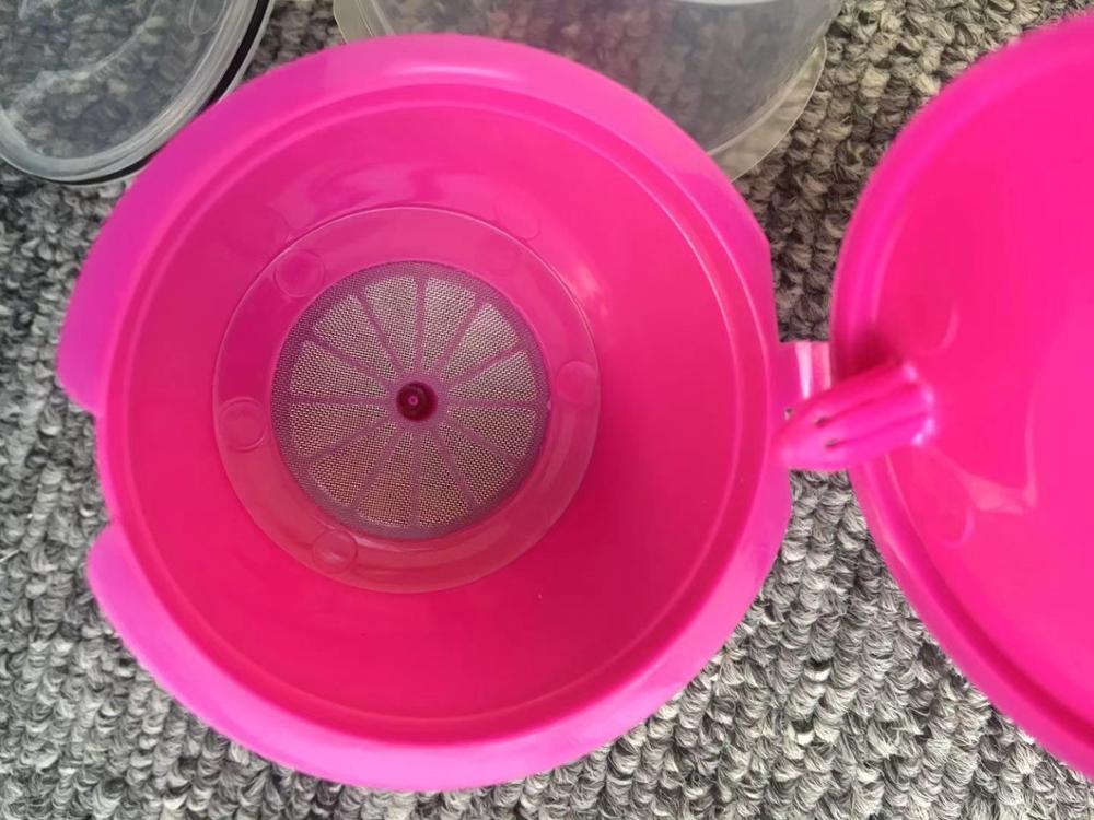 1 stk genanvendelig dolce gusto kaffekapsel plast genopfyldelig kompatible dolce gusto kaffefilterkurve kapsler i flere farver