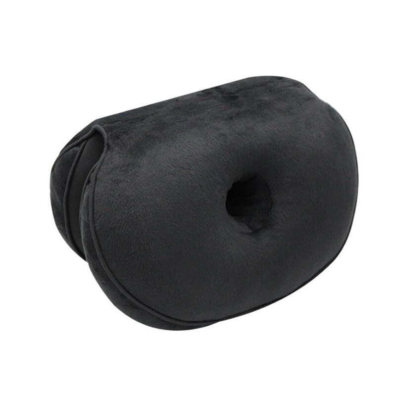 Dual Comfort Orthopedic Cushion Pelvis Pillow Lift Hips Up Seat Cushion Multifunction, for Pressure Relief: Black