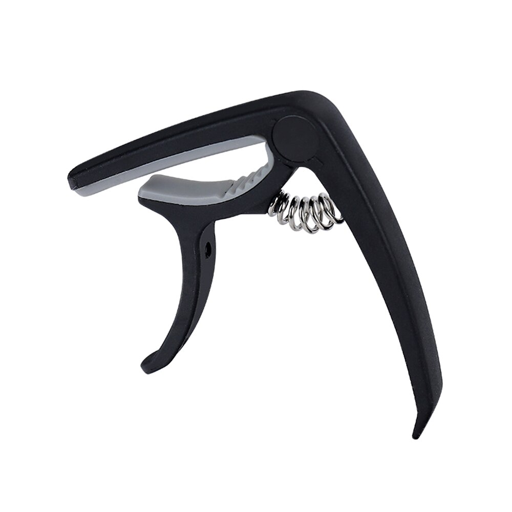 Mejor Capo para cambio de guitarra eléctrica clásica acústica abrazadera de afinación llave de plástico guitarra Capo accesorios de instrumentos musicales: Black