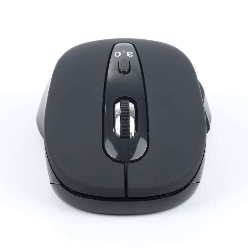 Slim Black Bluetooth Wireless Mouse 800/1200/1600/2000/2600 Dpi Draadloze Voor Laptop Windows 7/8/XP/Android