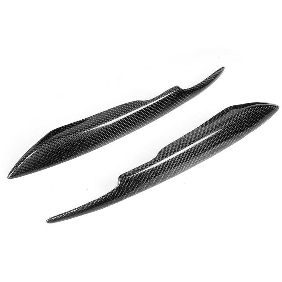 1Pc Koplamp Schakelaar Frame Cover Carbon Fiber De