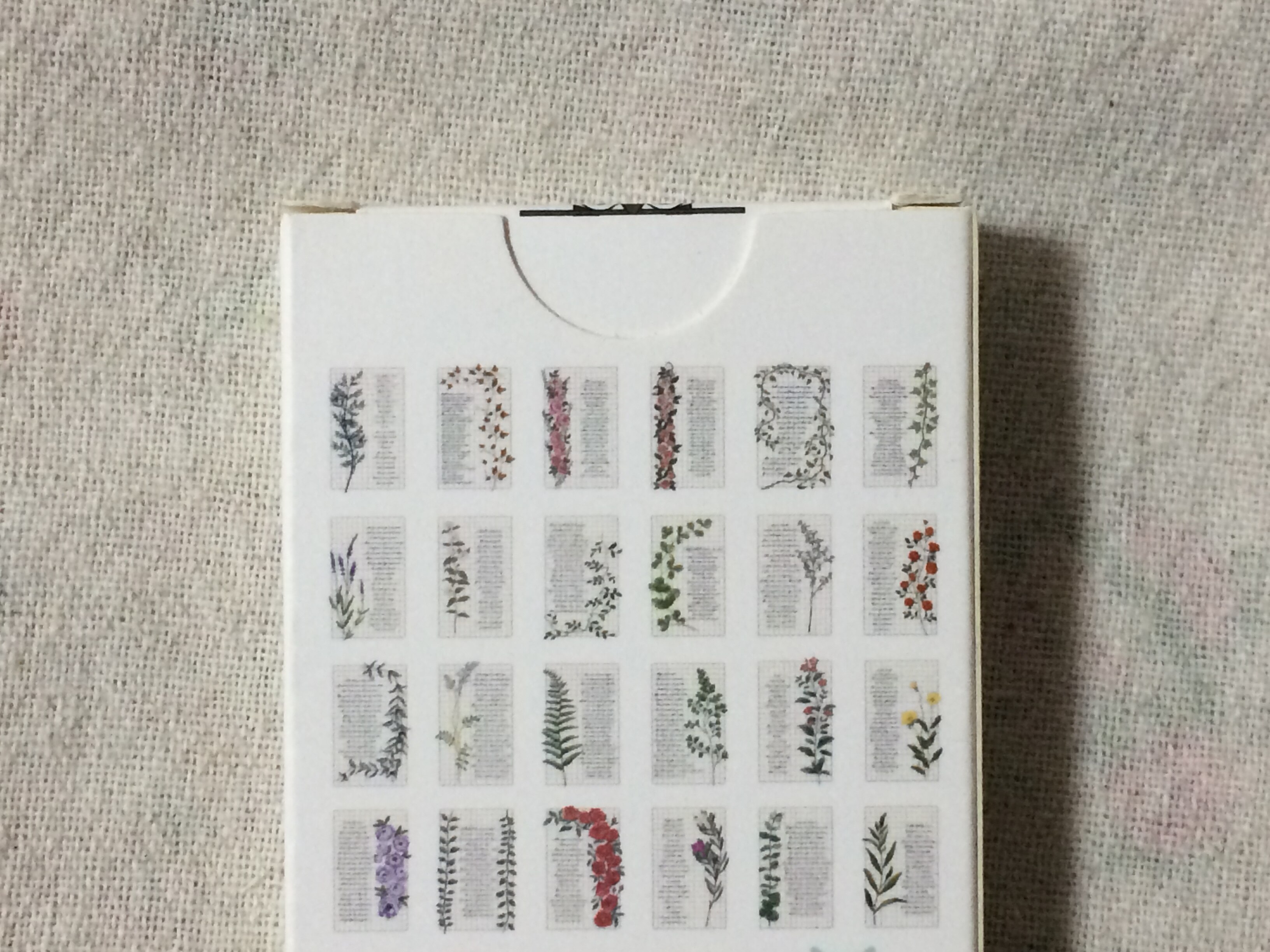 52 mmx 80mm blomster glad papir lomo-kort