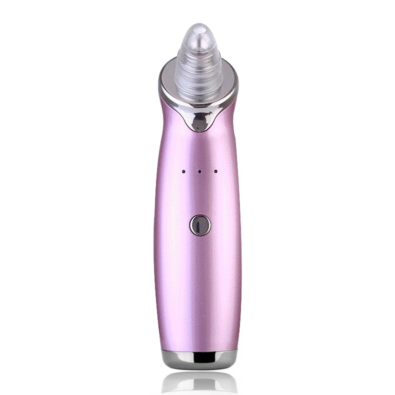Blackhead Remover Acne Pore Vacuum Skin Care Tools Pimple Removal Blackhead Vacuum Suction Tool Black head Face Pore Cleaner Set: Rose gold