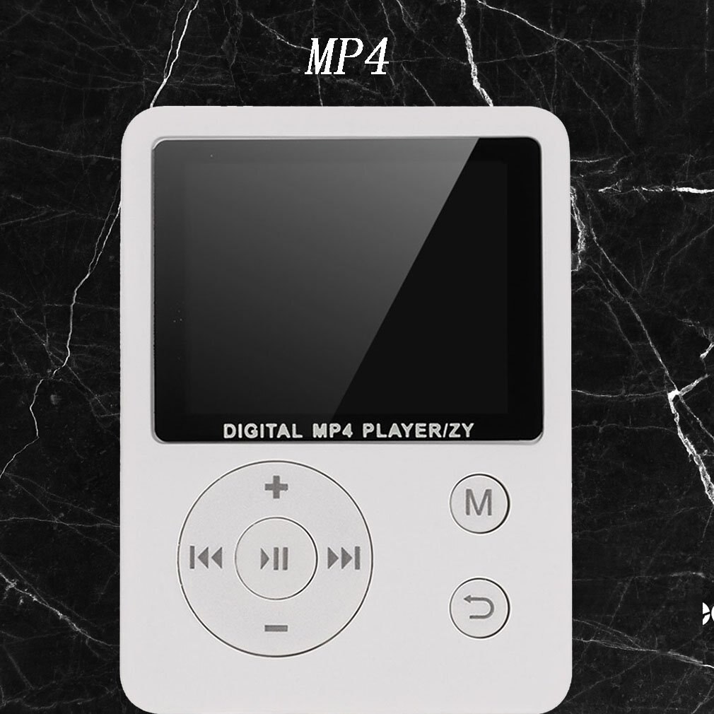 Tarjeta Mp3 y Mp4 sin anillo externo, reproductor Digital con botón redondo, pantalla colorida, reproductor de música, reproducción de vídeo