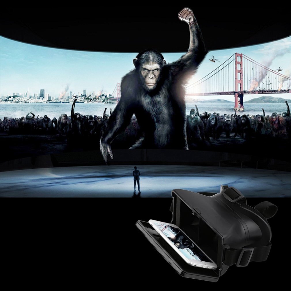 3D Virtual Reality VR Glasses Head Mount for 5.5" Smartphone Android