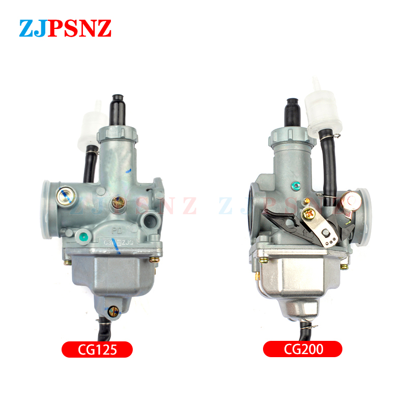 Motorcycle Carburetor PZ26 PZ27 PZ30 Hand Cable Chock Carb For CG 125cc 150cc 175cc 200cc 250cc Dirt Bike ATV Quad Go Kart