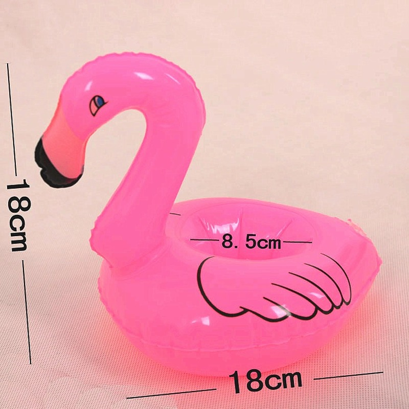 Pvc Opblaasbare Flamingo Palm Coconut Tree Zwembad Float Bekerhouder Bathing Beach Party Kids Bad Toy