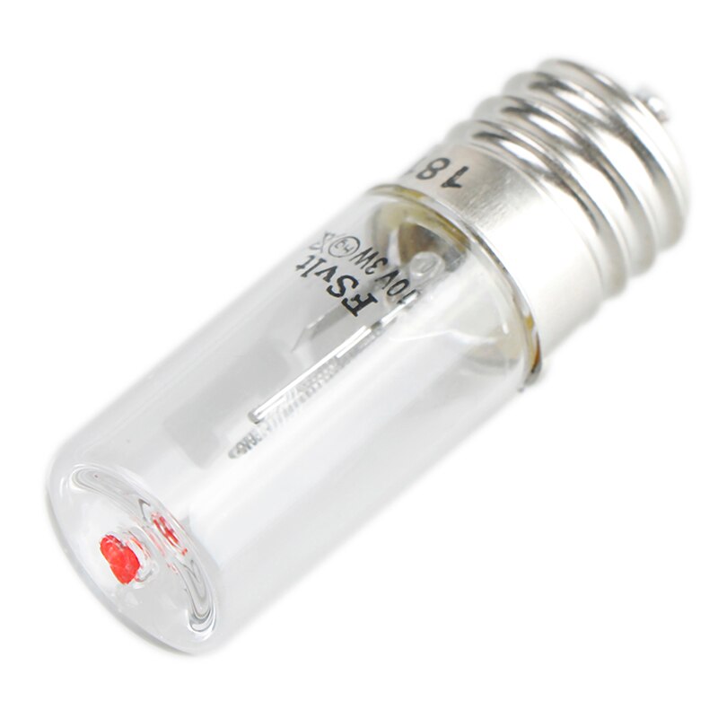 1 ud. 10V E17 bombilla UV ultravioleta 3W ozono germicida esterilización cuarzo luz limpia lámpara