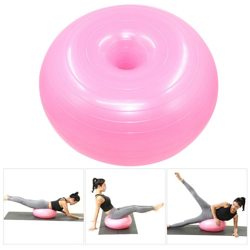 Yoga Ball Inflatable 50cm Donut Gym Exercise Workout Fitness Pilates Balance