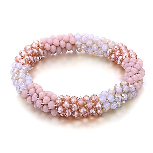 Multicolor Handgemaakte Gehaakte Glas Seed Bead Nepal Boho Armband