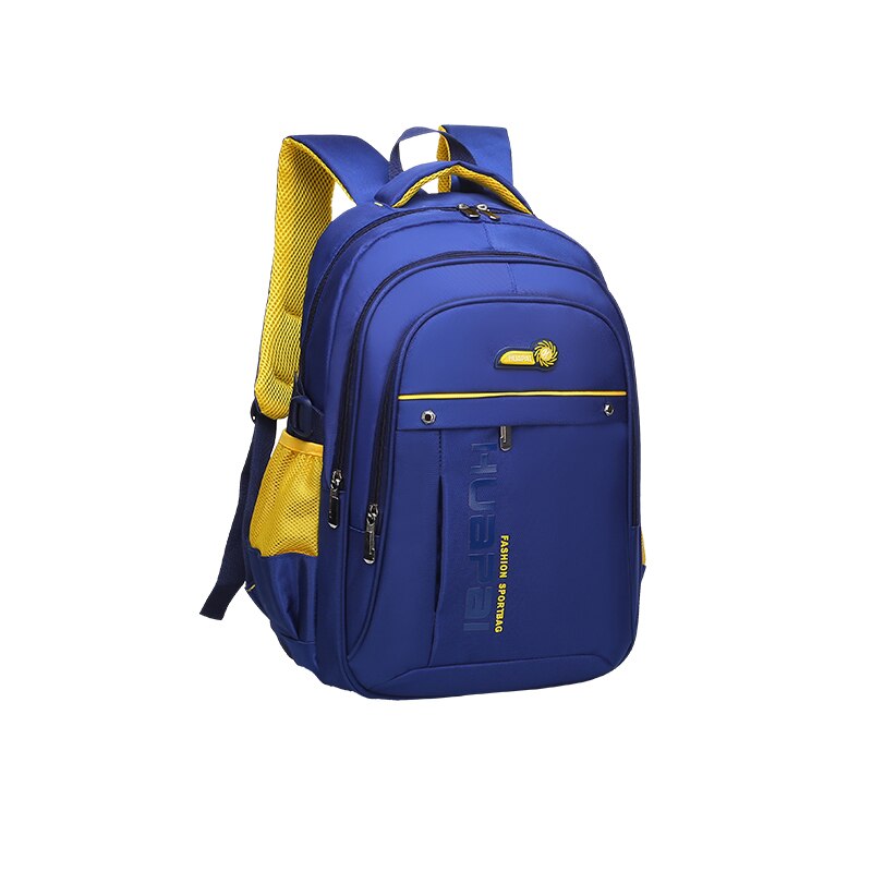 kinder Schule Taschen für Jugendliche Jungen Mädchen Große Kapazität Wasserdichte Grundschule Rucksäcke Mochila Kinder Buch Satchel: Blue small