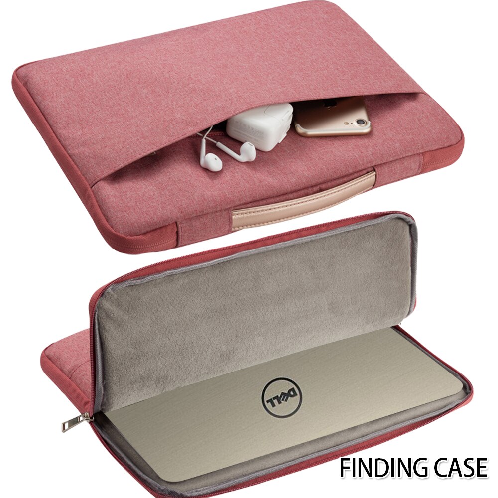 Krasbestendige laptoptas, hoes, handtas, notebooktas voor dell precision 15/ precision 5510/ 5530 laptoptas: Roségoud / Precisie 5530