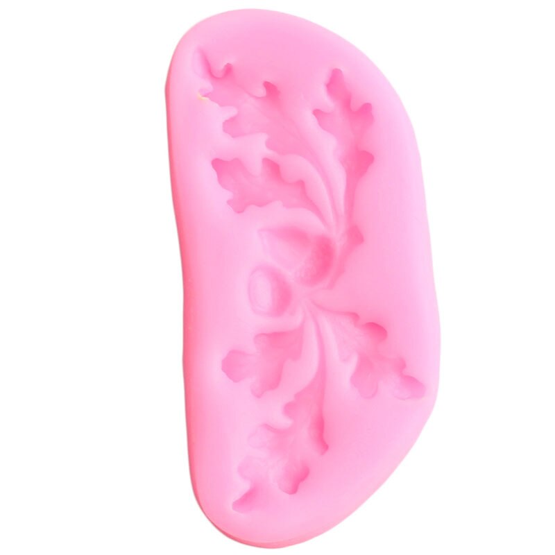 Oak Leaves Acorn Silicone Molds Leaf Cupcake Topper Fondant Cake Decorating Tools Jewelry Clay Candy Chocolate Gumpaste Moulds