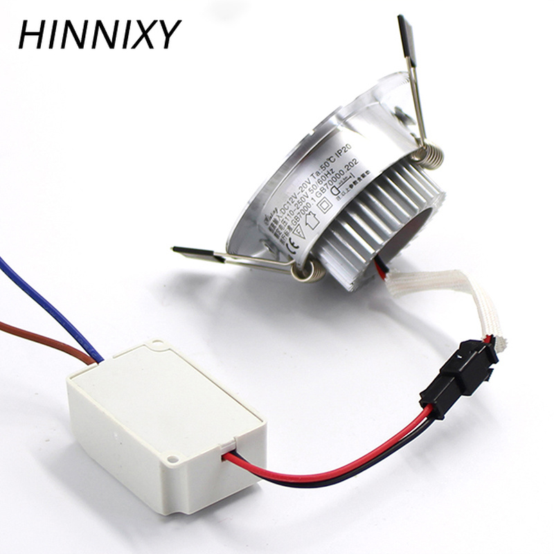 Hinnixy LED Recessed Angle Adjustable Ceiling Downlights Kitchen CE Luminaire 110-240V 3W 5W 55mm 70mm 90mm Cut Hole Spot Lamp