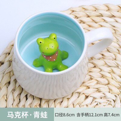 3d dyr keramisk krus krus kaffekop ko panda udvalg af tredimensionelle dyre krus keramisk krus: D