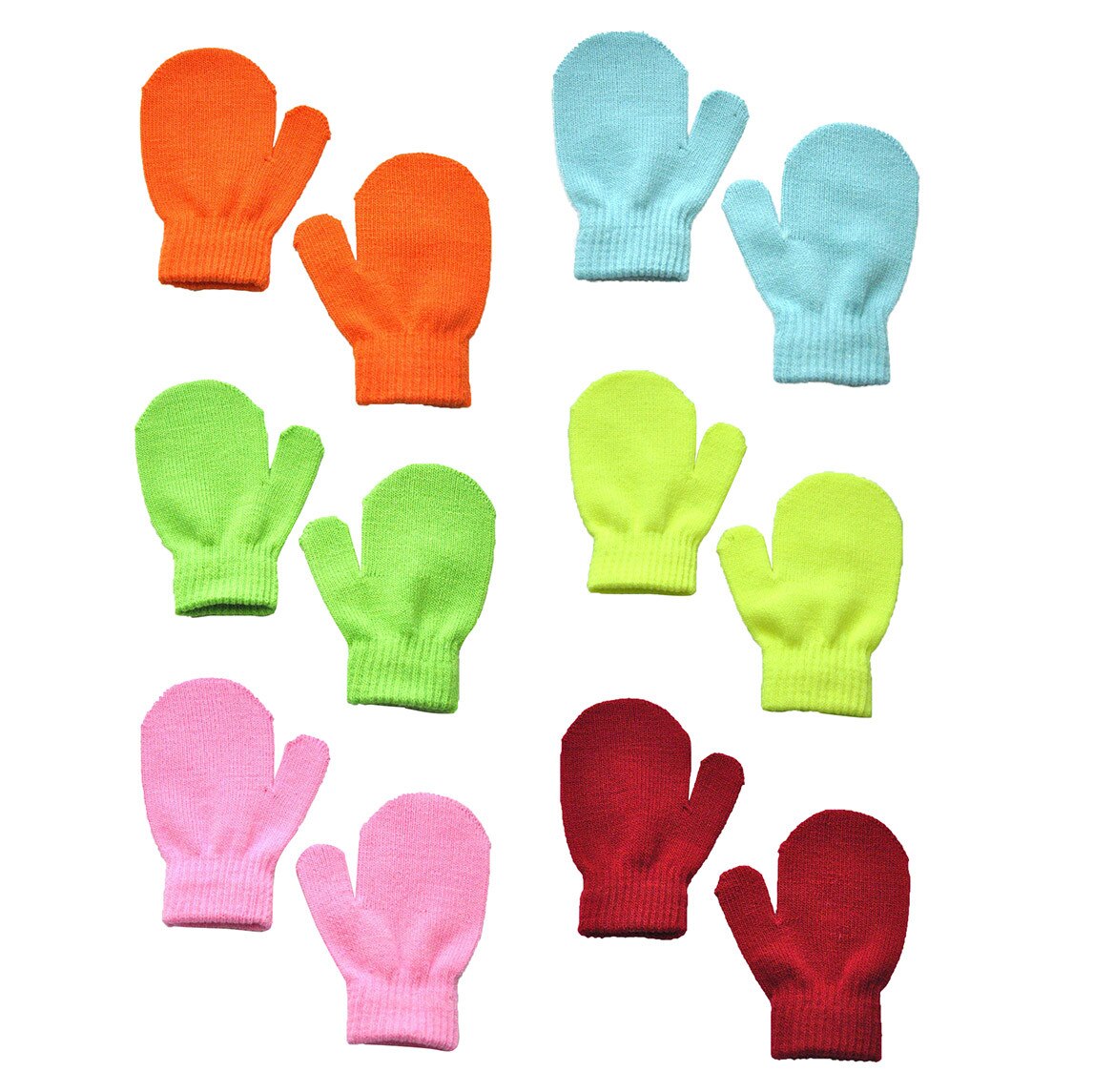 #30 6Paare Art Baby Handschuhe Nette stricken Fäustlinge Mädchen Jungen Winter Warme draussen Handschuhe Voll Finger Baby Jungen mädchen Fäustlinge: A