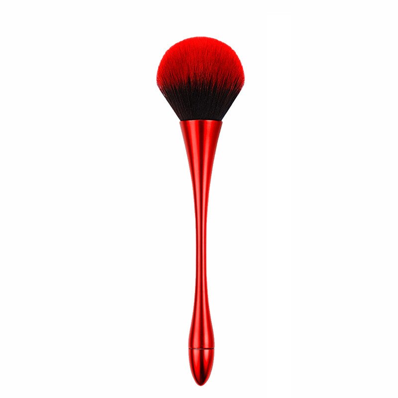 6 pièces noir voyage maquillage pinceau ensemble classique cheveux naturels fond