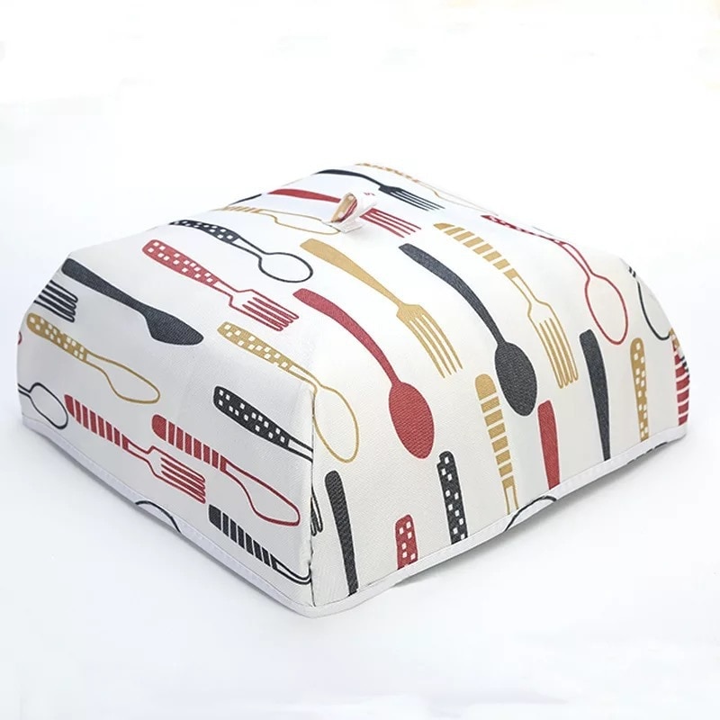 Foldable Food Covers Keep Warm Aluminum Foil Thermal Food Dust Cover Dishes Insulation Useful Kitchen Gadgets Accessories: B