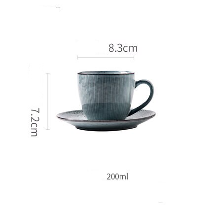 Japanse Stijl Keramische Theekopje Water Kopje Koffie Servies: coffee set