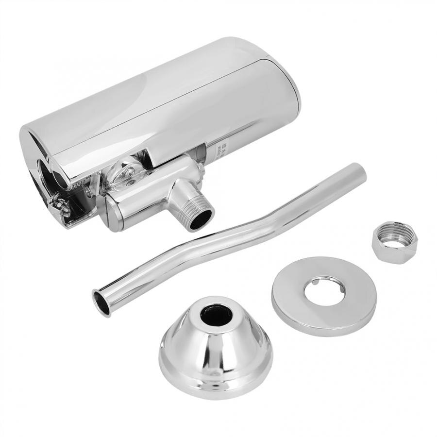 Conjunto de válvulas de mictório para banheiro, fixado na parede, sensor automático sem toque, válvula de descarga e banheiro