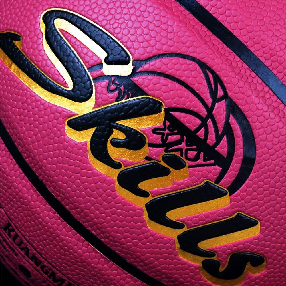 Kuangmi Formato Ufficiale di trasporto 5 Dei Bambini Palla Da Basket Cuoio DELL&#39;UNITÀ di elaborazione di Bambini Che Giocano Gioco indoor e outdoor Palle