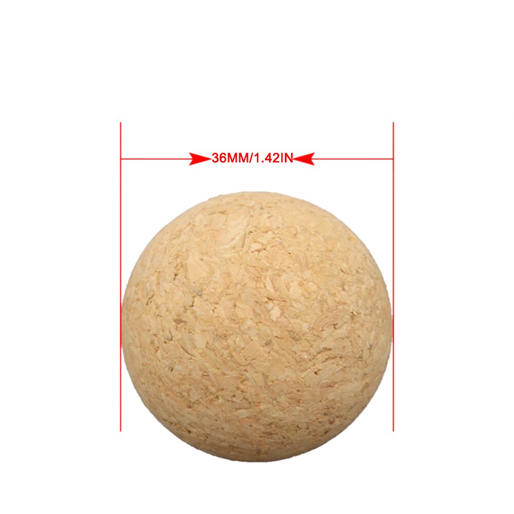 6pcs/12pcs 36mm Cork Solid Wood Foosball Table Soccer Ball Football Baby Foot Fussball Desktop Table Soccer