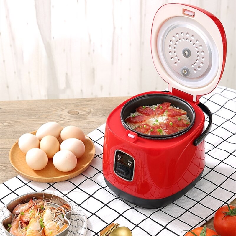 1.2L Mini Electric Rice Cooker Intelligent Automatic Household Kitchen Cooker 1-2 People Small Smart Appliances Cooking Tools
