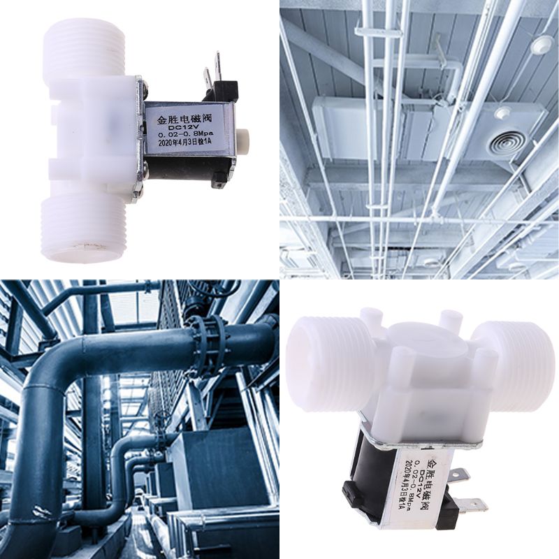 Électrovanne électrique normalement ouverte 12V DC 3/4 &quot;N/O dispositif de dérivation de contrôle de l&#39;eau pour les fluides à faible viscosité