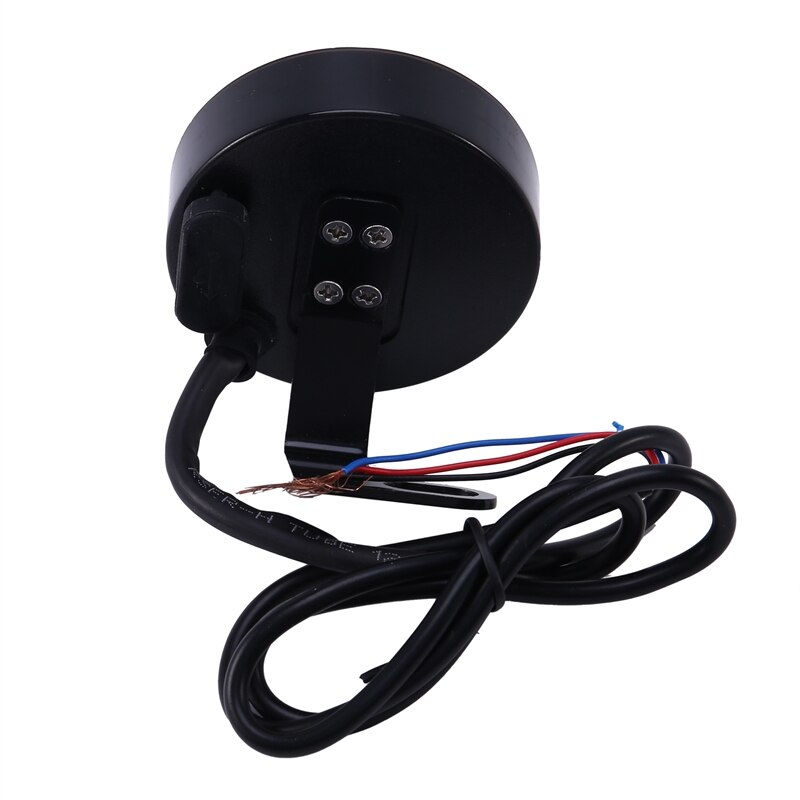 MORFAYER – thermomètre 5-en-1 pour moto, appareil de mesure du temps, voltmètre, chronomètre USB, chargement de téléphone portable, étanche
