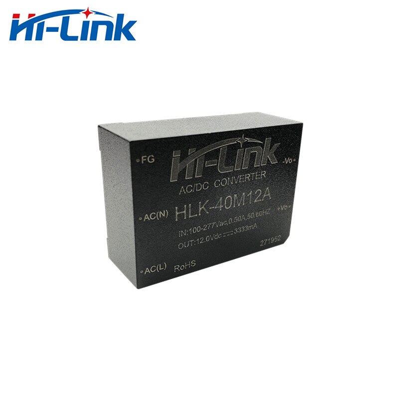 HLK-40M12A de fuente de Alimentación de 5 unids/lote, Hi Link, 12V3A, CA, CC, para montaje en PCB