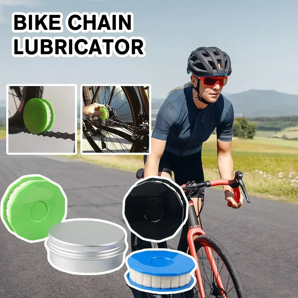 1 pçs lubrificador de corrente de bicicleta correntes de óleo rolo limpeza ferramenta manutenção portátil acessórios ciclismo