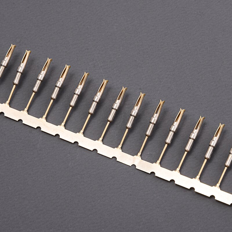 50pcs/set Tinned Brass Nixie/VFD Durable Tube Socket Pins 1.0mm Gold Plated IN-12 IN-18 IN-8 QS30-1 Fluorescent Tube Nixie Tube