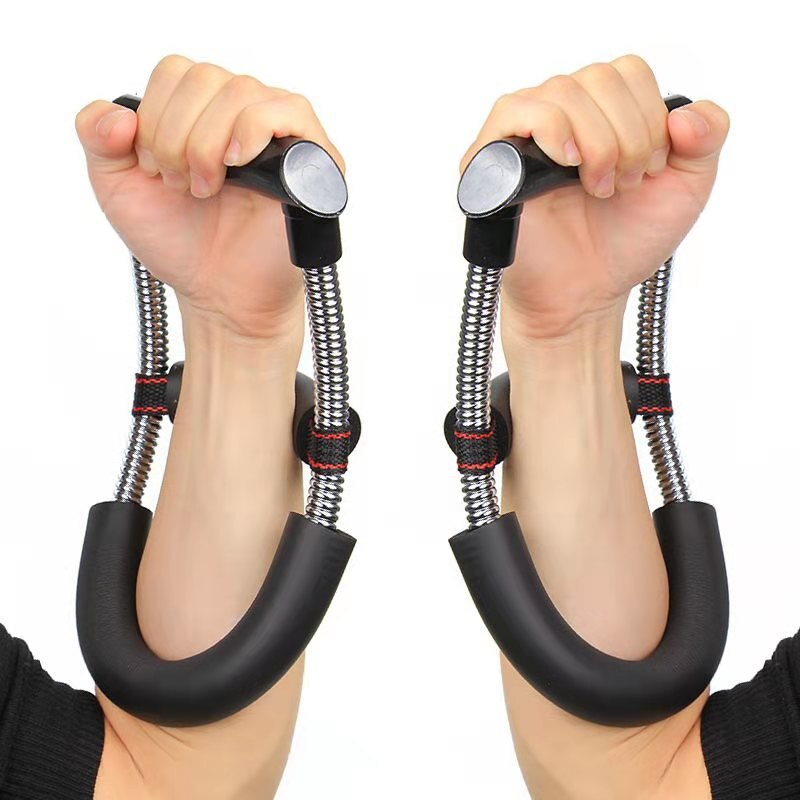 Justerbar underarm handledsövningar krafttränare kraftförstärkare grepp fitness självfri handgrepp armtränare med handske