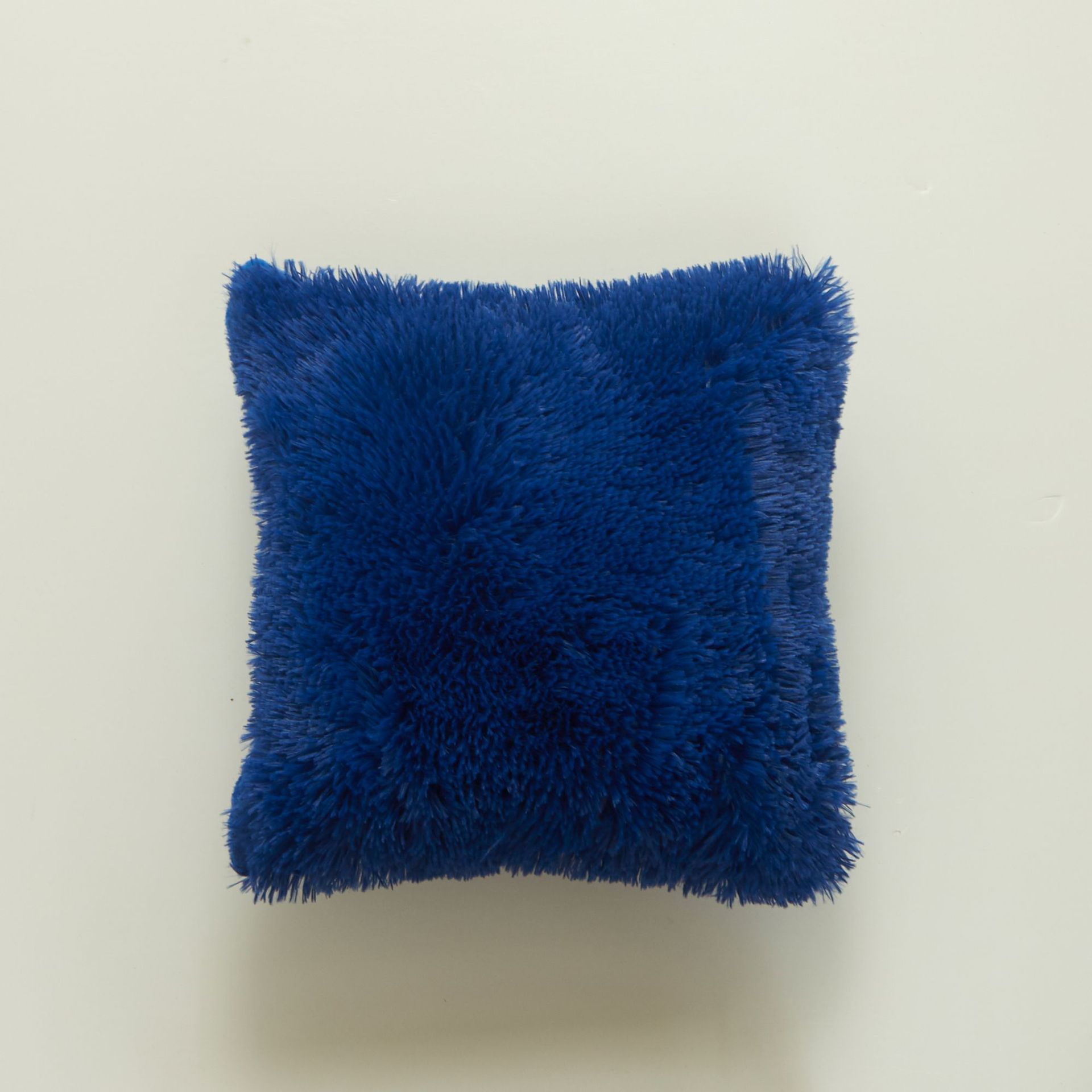 Lion de mer en forme de cachemire taie d'oreiller, taie d'oreiller en peluche carré populaire, taie d'oreiller de famille moelleux, décoration de chambre à coucher: Royal Blue
