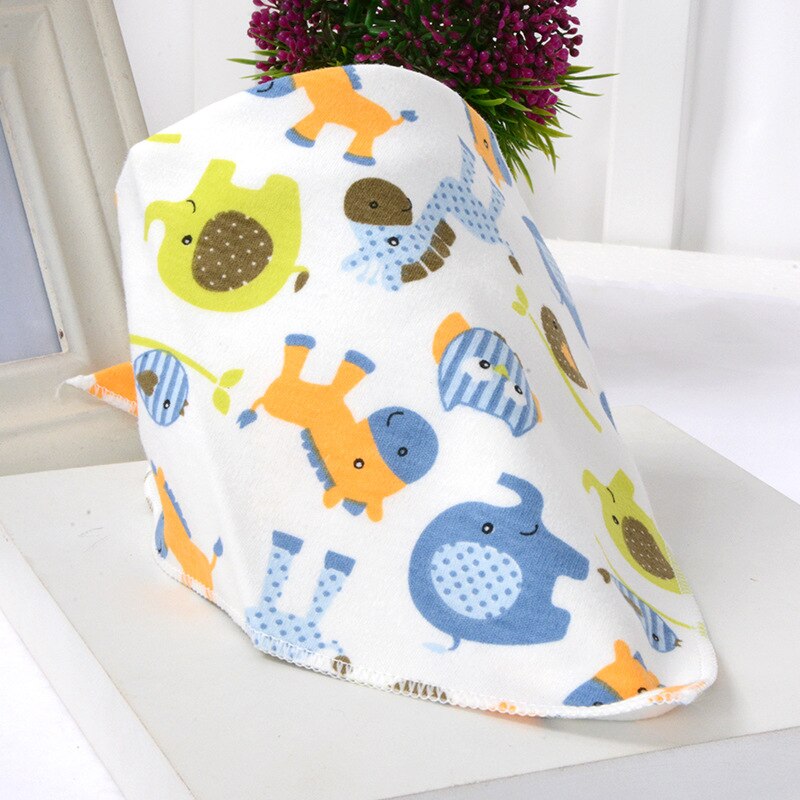 Leuke Baby Bandana Slabbetjes Cartoon Animal Print 100% Katoen Pasgeboren Baby Meisjes Jongens Peuter Driehoek Sjaal: Zoo
