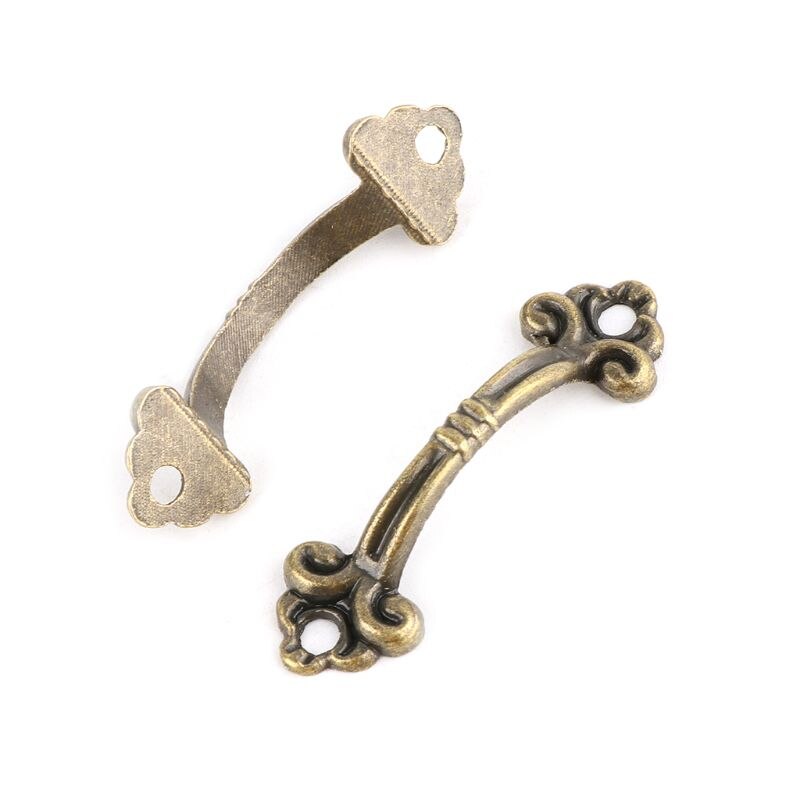 Zinklegering Antieke Handvat Lade Kleine Handvat Sieraden Doos Handvat Geschenkdoos Verpakking Accessoires Mini Handvat