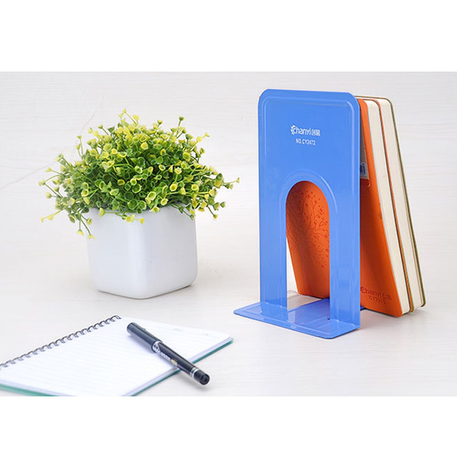 2 pièces Universel Serre-livres En Métal Livres Extrémités Support D'étagère Soutient Classique pour La Maison Bureau Bureau Organisateur De Stockage Accessoires