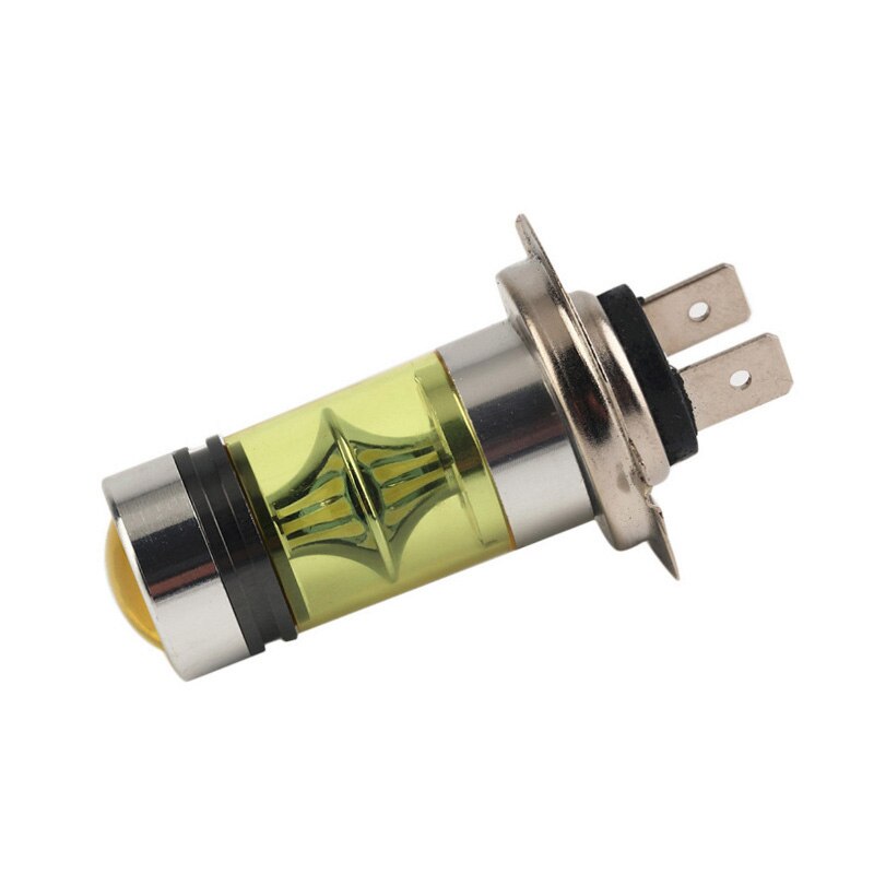 SXCLG 12V 24V Voiture LED Ampoule H7 Phare 3000K Or Jaune Haute