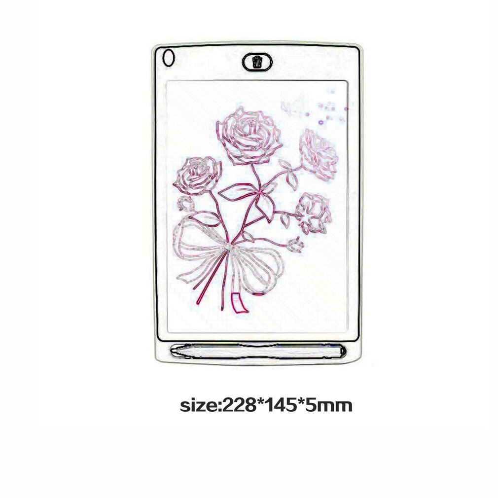 LCD Electronic Tablet Early Childhood Education Doodle Drawing Writing Message Painting Board White Other Colors Sold Out