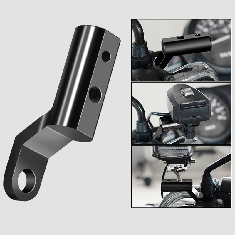 2 stuks 1 stuks motorfiets achteruitkijkspiegel expander beugel universele adapter houder motor fietsaccessoires