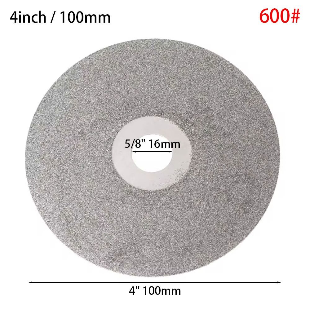 1Pcs Diamond Coated Diamond Grinding Disc 80-3000Grit Abrasive Disc Grinding Wheels Woodworking Tool 4inch 100mm: Blue