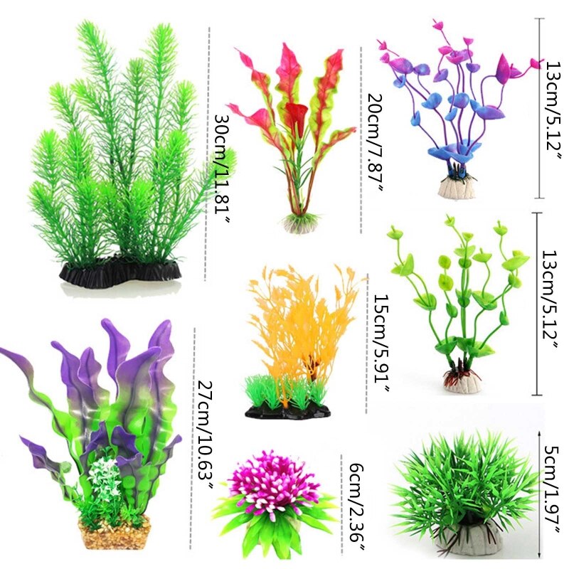 2022 Aquarium Plants Seaweed Water Plants for Aquarium Water Plant Grass Ornament