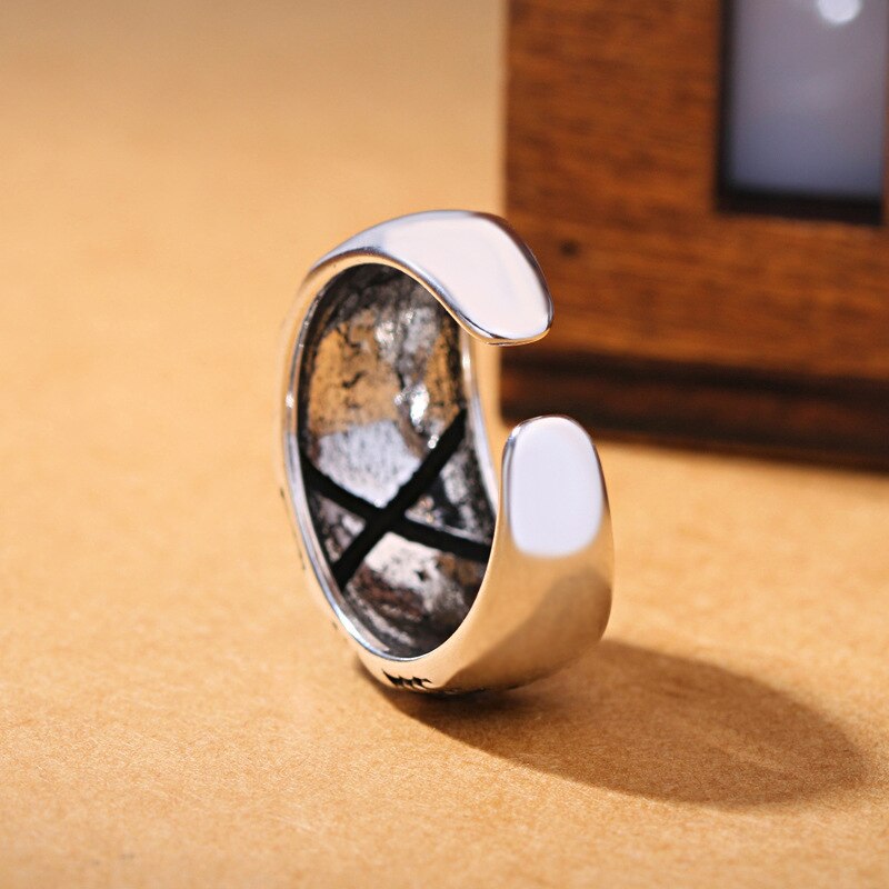 Persönlichkeit gotisch Jahrgang Geometrische Ringe Für Frauen Braut Hochzeit Engagement Punk Resizable Antike Ringe Felsen Schmuck