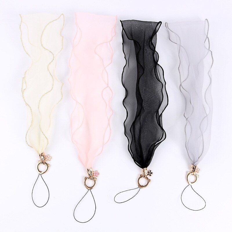 Shellnail Mobile phone rope lace female neck hanging rope mesh lanyard universal mobile phone pendant hanging wrist straps