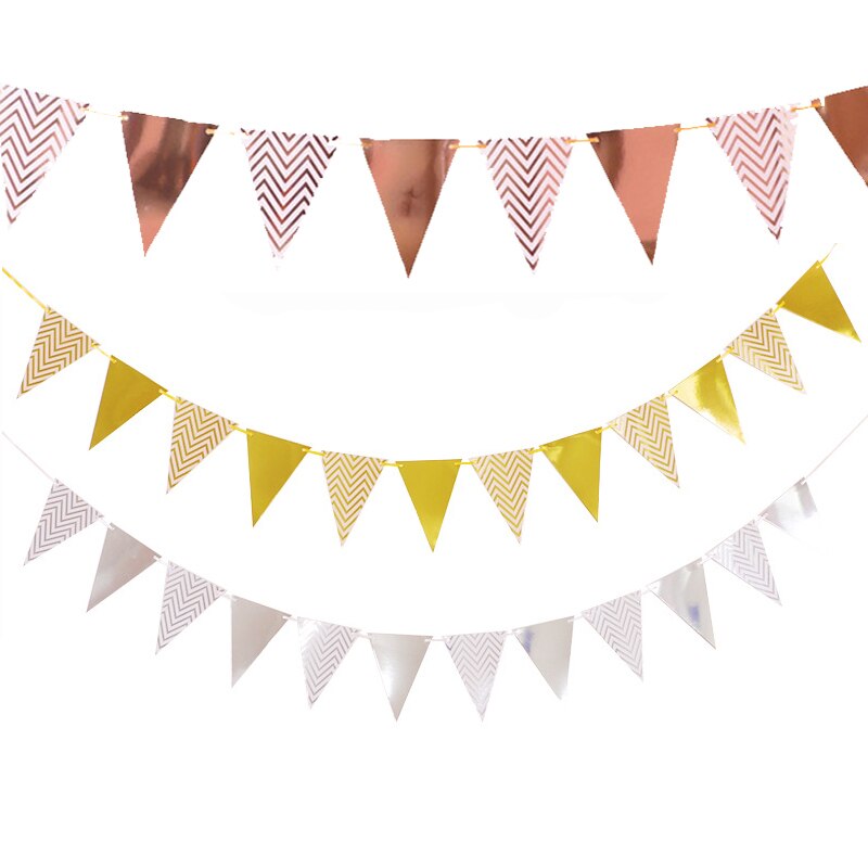 Talking Tables „Party Time“ Geburtstags-Banner – 4 Meter, Doppelseitig, Bunt, Mit Fransen