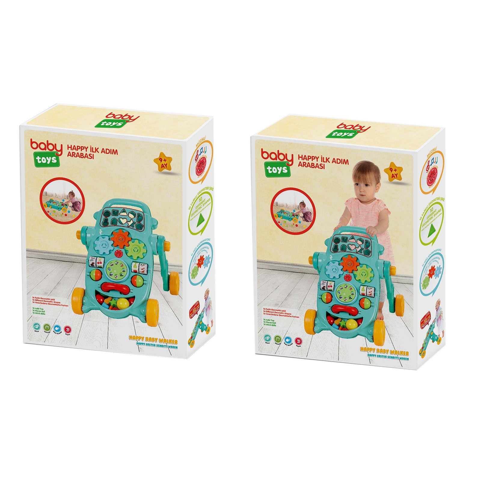 ebebek baby&toys Happy First Step Baby Walker
