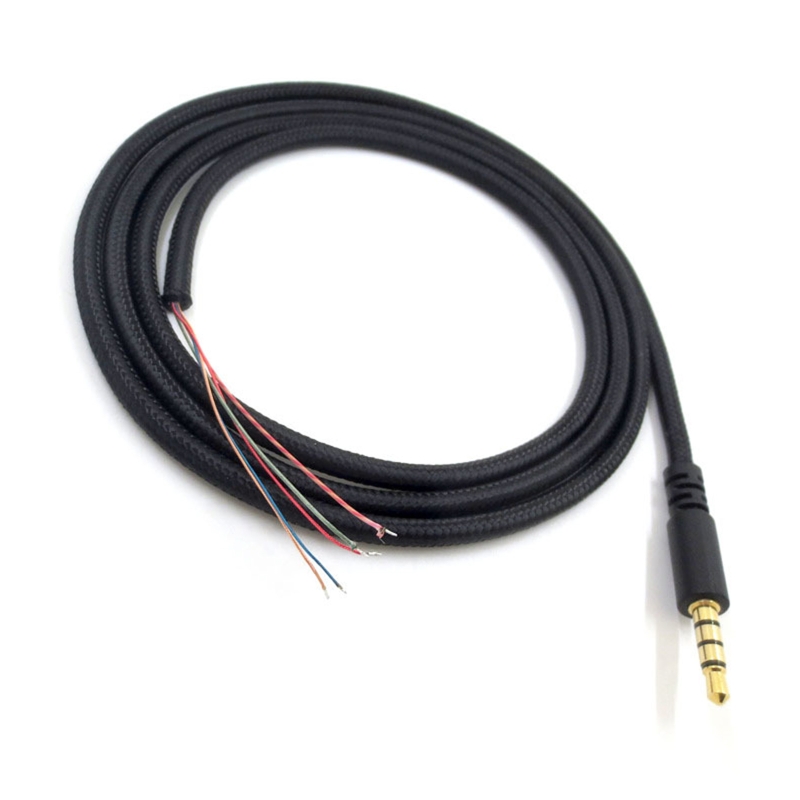 Cable auxiliar de repuesto para reparación de DIY para Kingston HyperX Cloud II Core Pro Cloudx Stinger Revolver S, auriculares para juegos con Cable