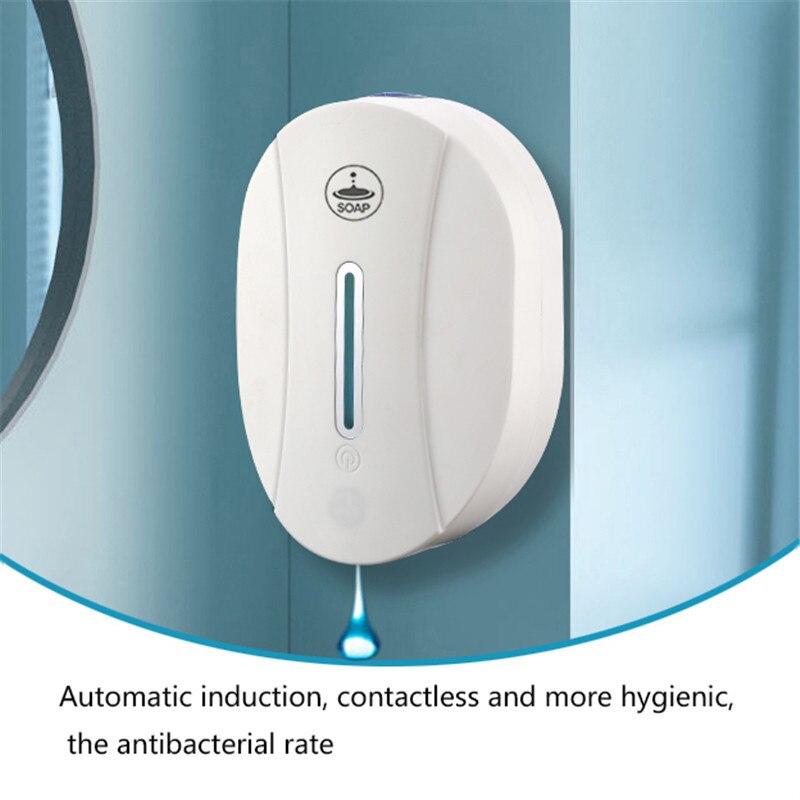 550Ml Automatic Soap Dispenser Contactless Sensor Hand Liquid Dispenser Wall Mounted for Bathroom Kitchen: Gel