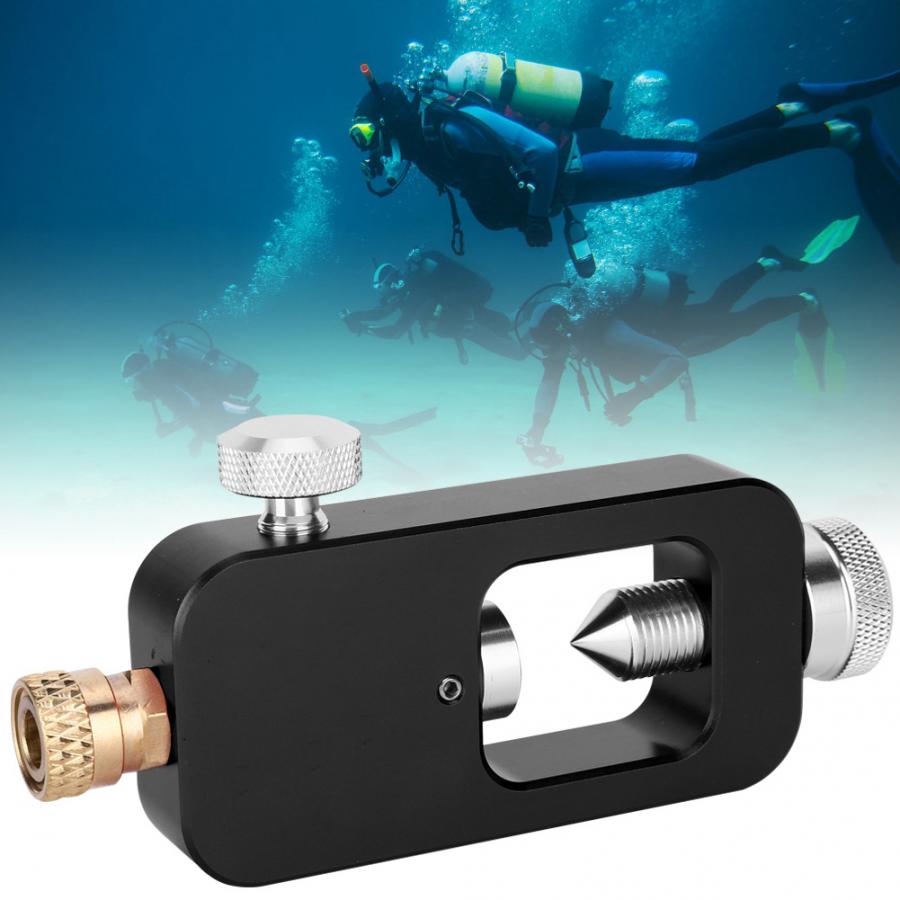 Adaptador de Snorkel para buceo, cabezas de Transverter de buceo, botella grande a botella pequeña de 8MM, accesorios de buceo